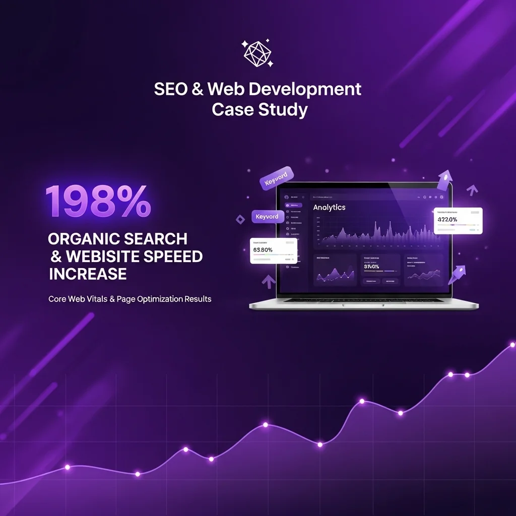 AI SEO Case Study Results Dashboard