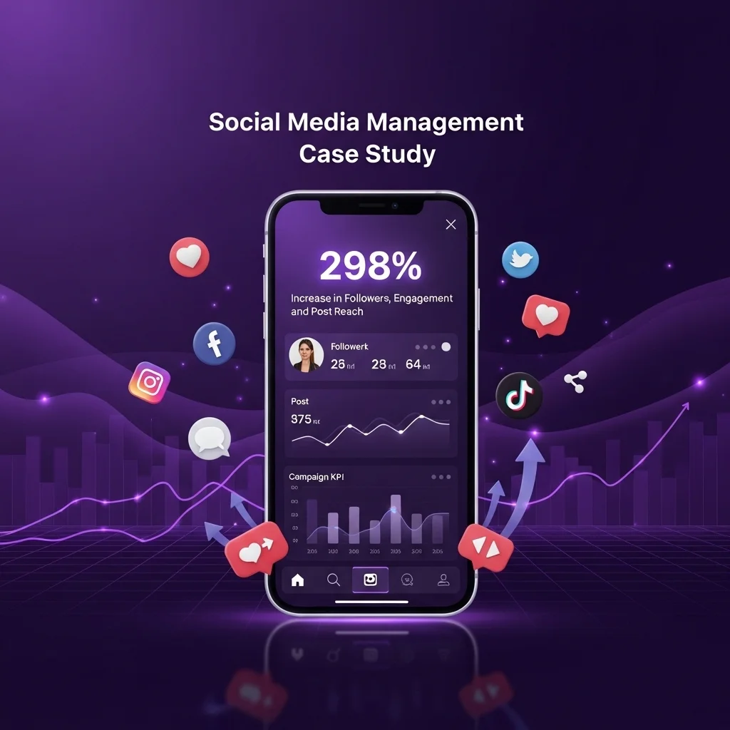 AI SEO Case Study Results Dashboard